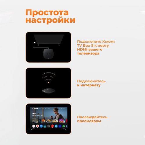 Android TV приставка Xiaomi TV Box S 4K 3nd Gen