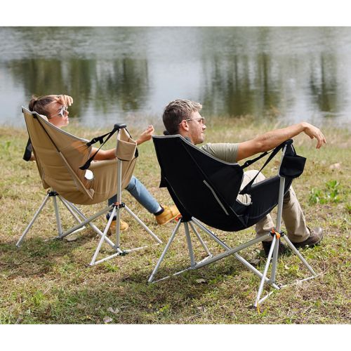 Туристическое складное кресло качалка Camping Boss