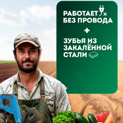 Культиватор аккумуляторный садовый