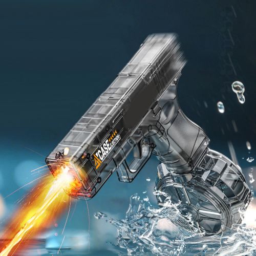Водяной пистолет электрический SharkMK с глушителем