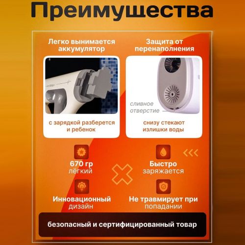 Водяной пистолет с электронасосом Electric Water Gun