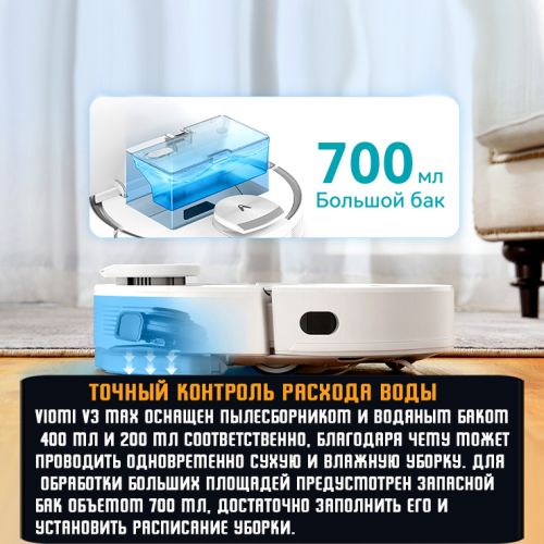Робот-пылесос Xiaomi Viomi V3 MAX Global