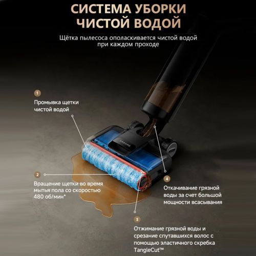 Моющий беспроводной пылесос Dreame H12 PRO (H12 Pro Plus)