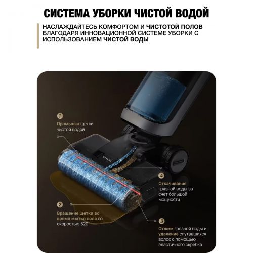 Моющий беспроводной пылесос Dreame H14 Dual (H20 Ultra Mix)