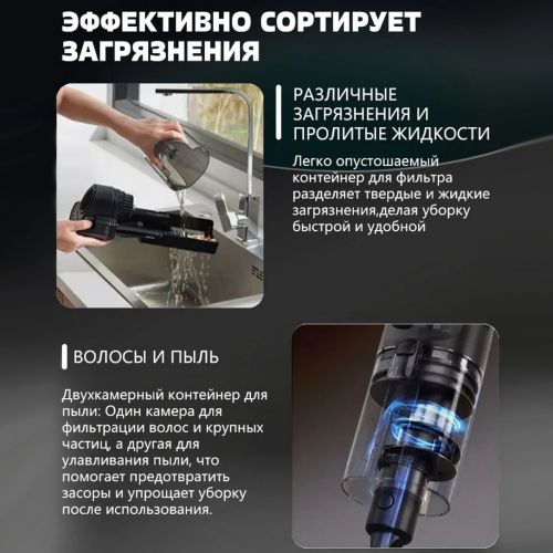 Моющий беспроводной пылесос Dreame H14 Dual (H20 Ultra Mix)