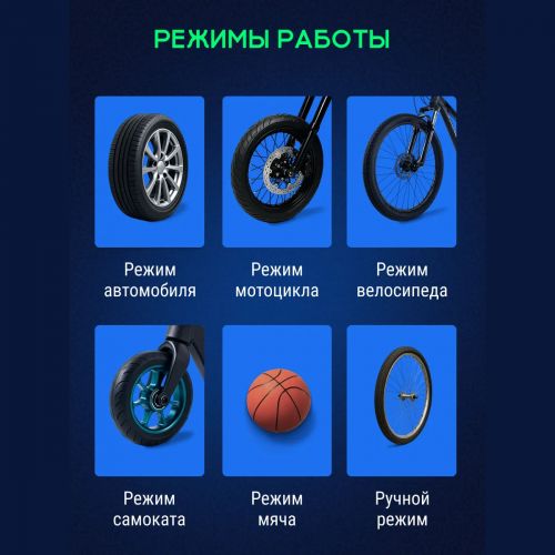 Портативный Компрессор насос со встроенным аккумулятором Xiaomi Mijia inflatable Treasure 2 PRO