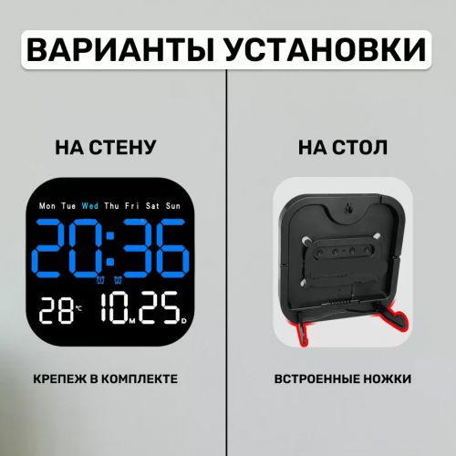 Электронные настенные часы Montana
