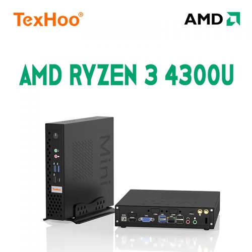 Мини ПК TexHoo D3 AMD Ryzen 3 4300U (16+512GB)
