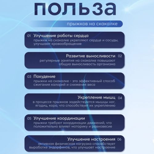 Скакалка спортивная с электронным счетчиком