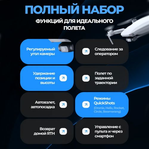 Квадрокоптер DJI Mini 4K (2 Аккумулятора, пульт)