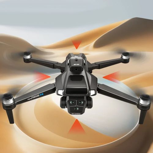 Двухкамерный складной квадрокоптер с пультом и дисплеем Portable Drone M33 Max