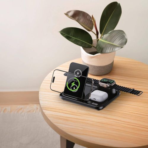 Док-станция 3в1 Wireless Charger R13, беспроводная зарядка
