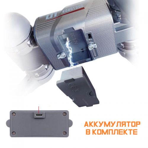 Радиоуправляемый робот-собака, Интеллектуальная игрушка AI Bionic Mechanical Dog