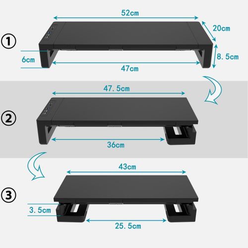 Отдел 2. Подставка для монитора - органайзер рабочего стола