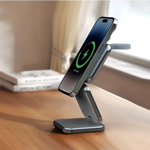 Док-станция 3в1 Wireless Charger, беспроводная зарядка