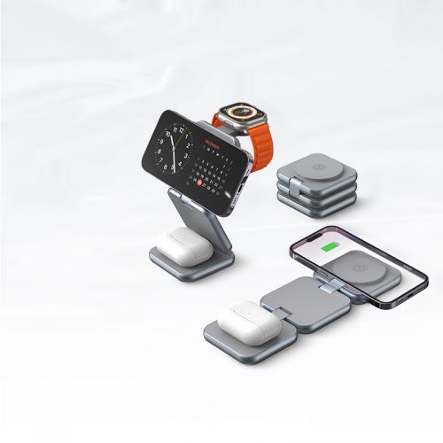 Док-станция 3в1 Wireless Charger, беспроводная зарядка