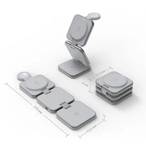Док-станция 3в1 Wireless Charger, беспроводная зарядка