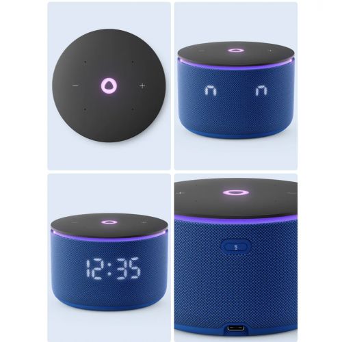 Умная колонка Яндекс Станция Мини 3 PRO (с часами) c голосовым ассистентом Алиса