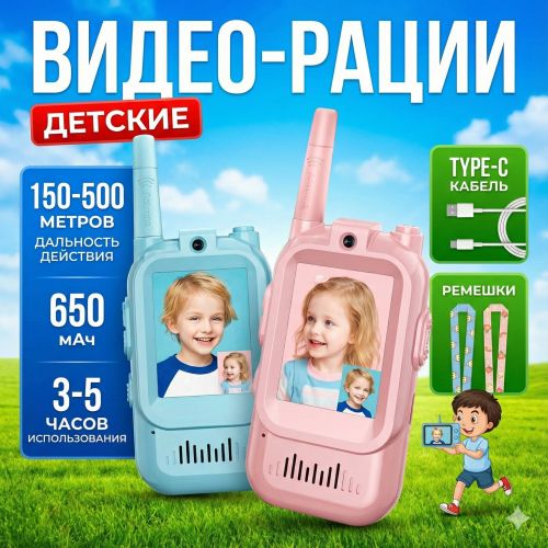 Детская Видео-Рация Video Walkie Talkie