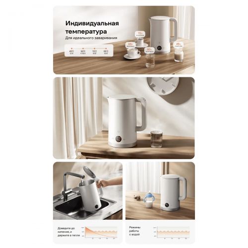 Электрический чайник Xiaomi Mijia Constant Temperature Electric Kettle 3