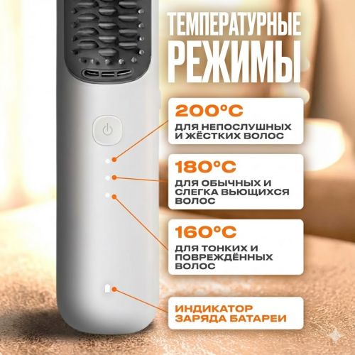 Беспроводной выпрямитель для волос Xiaomi Mijia Wireless Hair Straightener