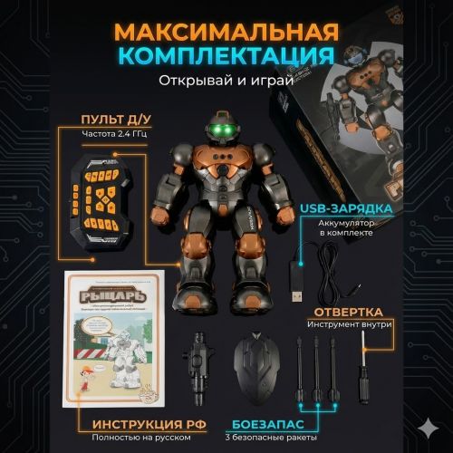 Робот на пульте управления "Рыцарь"