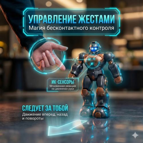 Робот на пульте управления "Рыцарь"