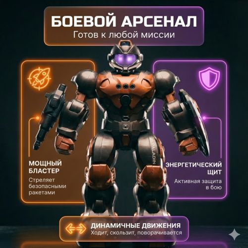 Робот на пульте управления "Рыцарь"